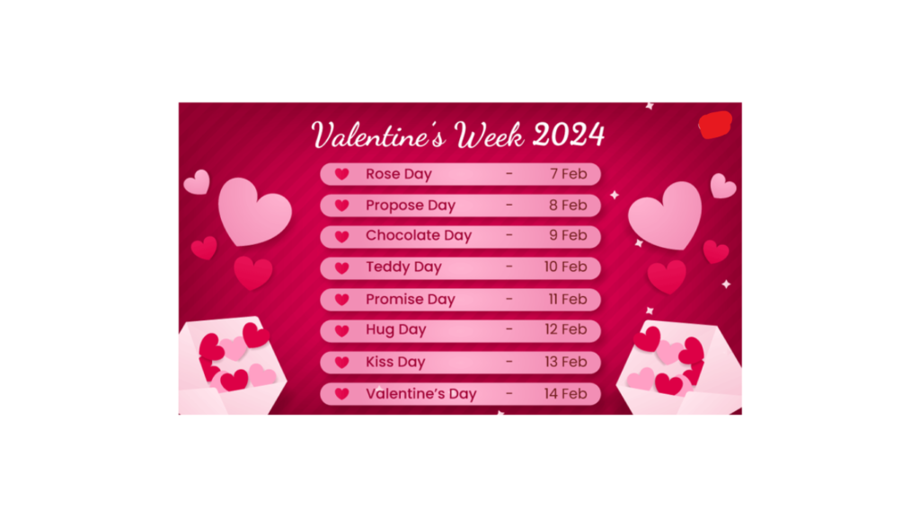 Valentine Week List 2024